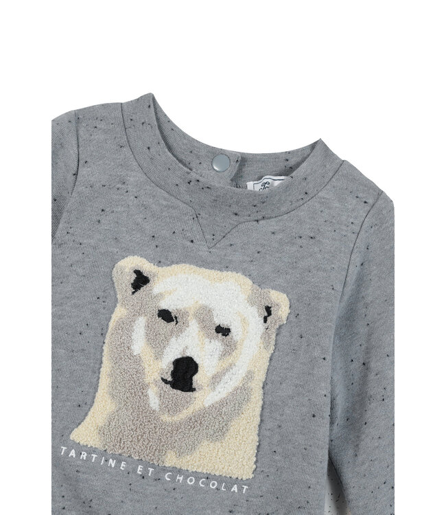 Tartine et Chocolat Sweater met ijsbeer