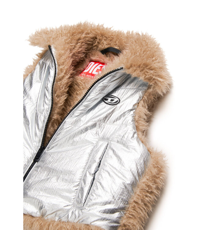 Diesel Body Warmer Zilver