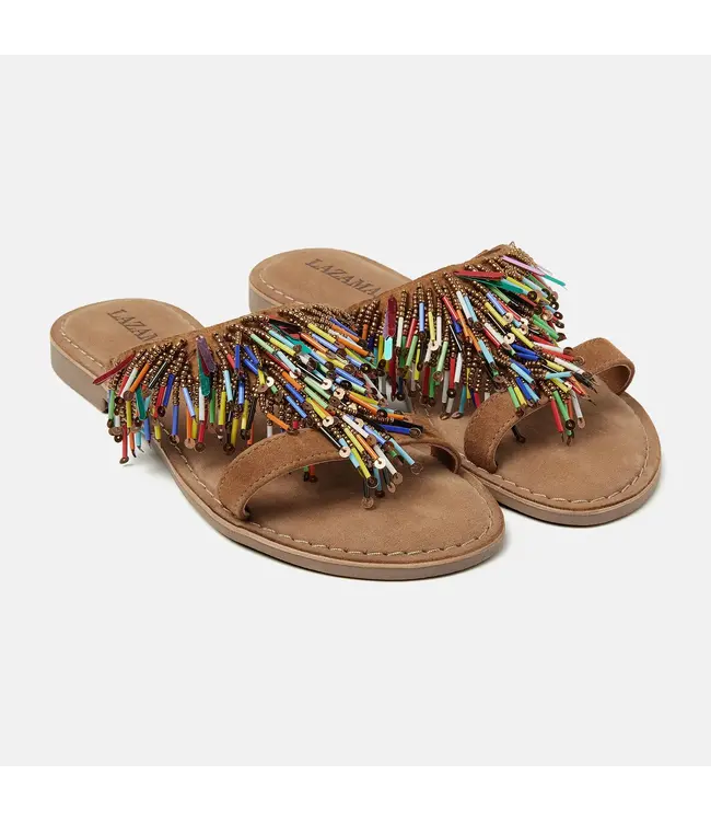 Lazamani Freya Suede Dames Slippers