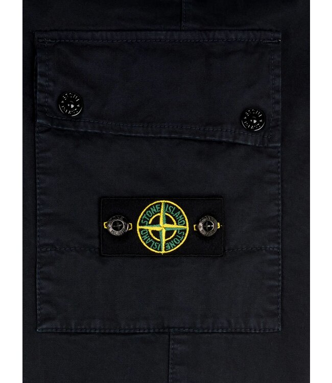 Stone Island Pantalone Regular Tapered Navy Blue