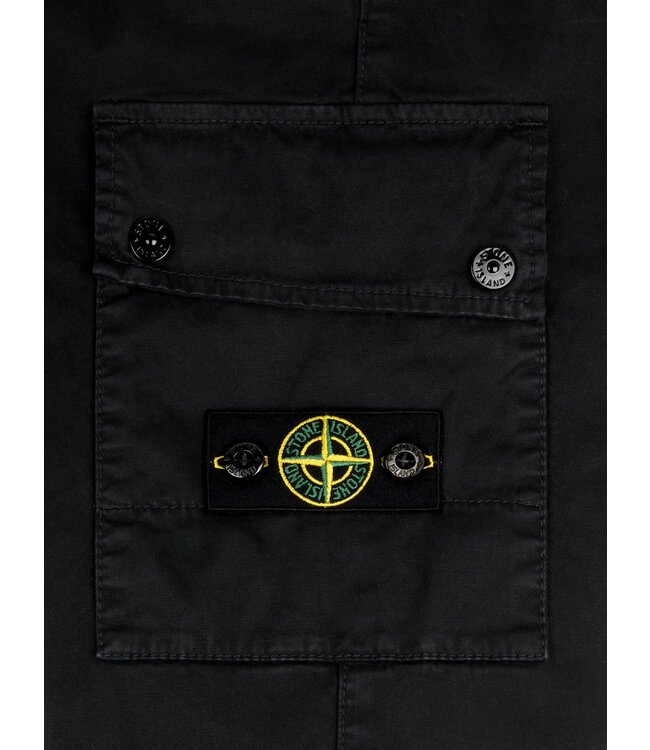Stone Island Pantalone Regular Tapered Black