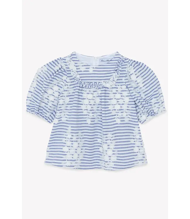 Tartine et Chocolat Tuniek Donkerblauw/Ecru