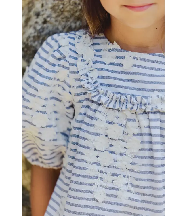 Tartine et Chocolat Tuniek Donkerblauw/Ecru