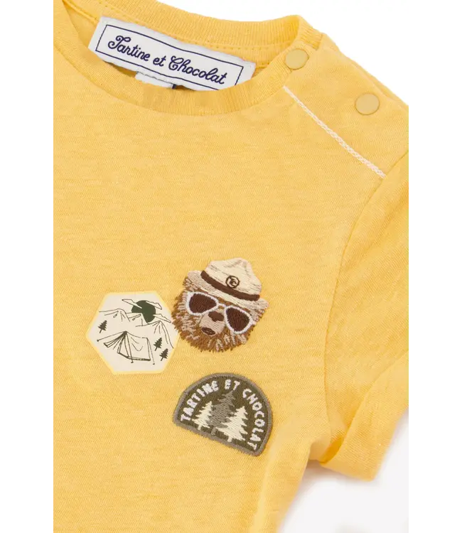 Tartine et Chocolat T-Shirt Geel