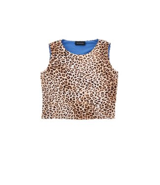 Monnalisa Top Panterprint met open rug