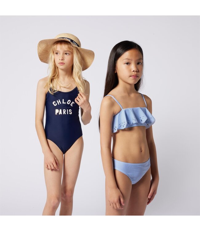 Chloe Bikini Blauw/Wit Gestreept Chloe