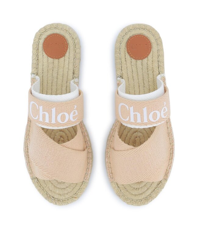 Chloe Espadrille Slippers Chloe Beige