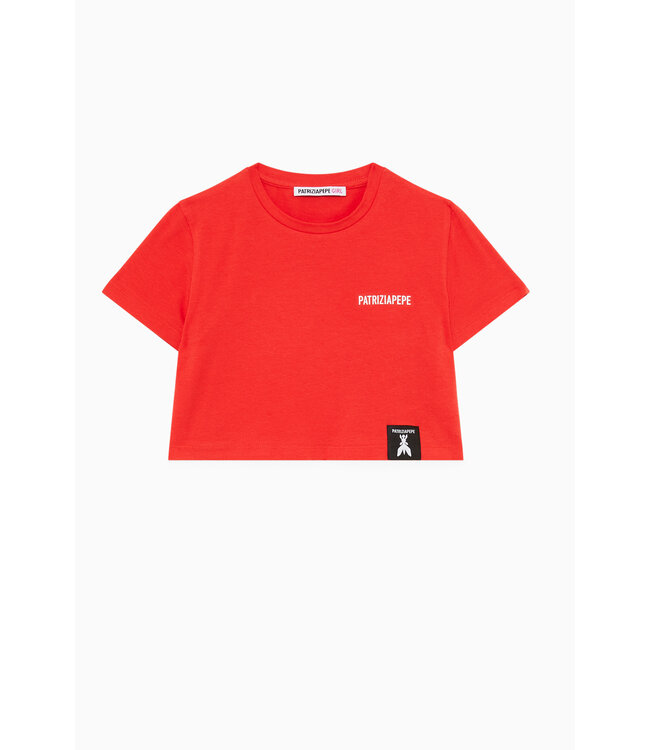 Patrizia Pepe 2 Delige Set T-Shirt + Short Rood