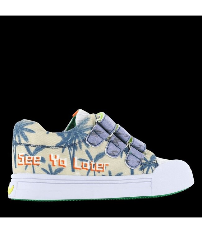 SHOESME Sneaker Go Bananas  Klittenband - Krokodil