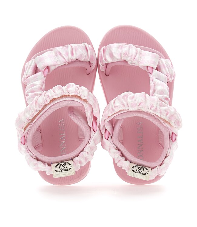 Monnalisa Sandalen Roze Gevlochten