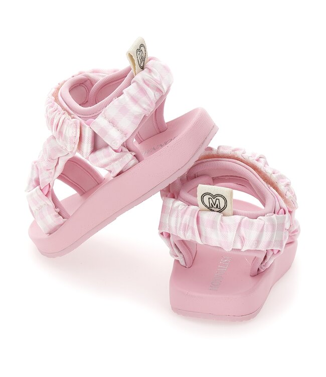 Monnalisa Sandalen Roze Gevlochten