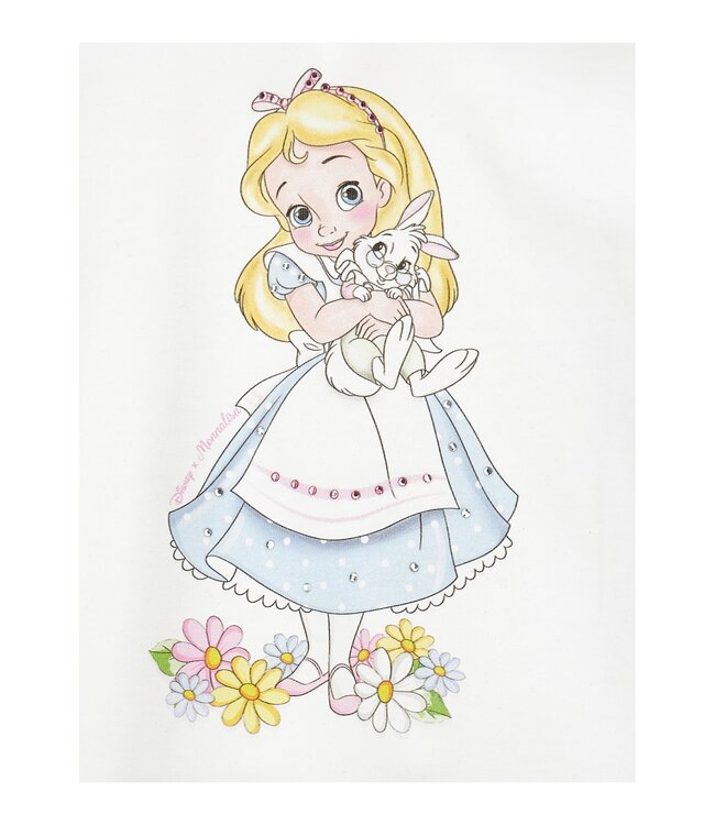 Monnalisa T-Shirt Baby Alice in Wonderland