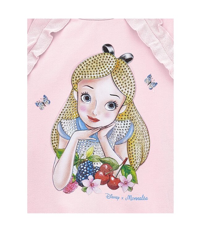 Monnalisa Joggingpak Alice in Wonderland Roze