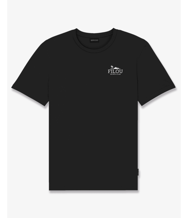 Baron Filou Baron Filou T-Shirt Backprint Greek Framed CXVIII Black