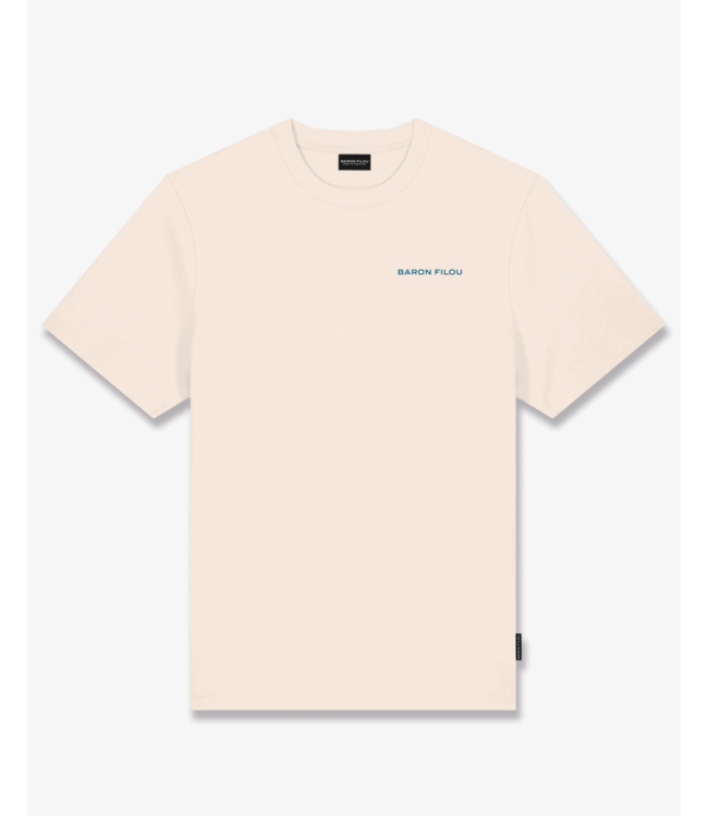 Baron Filou Baron Filou T-Shirt Oversized Backprint CXVIII IBIZA Pearl White