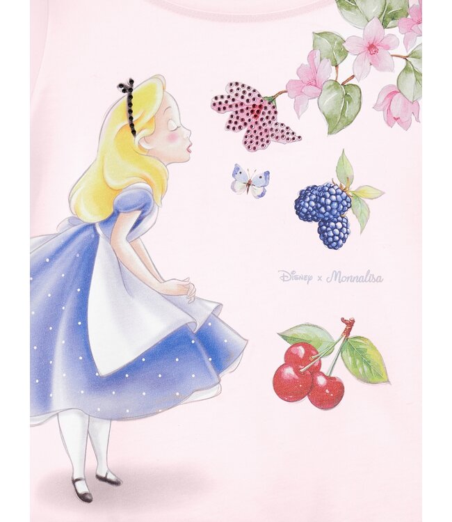 Monnalisa Maxi Shirt + Legging Kersen/Vlinders