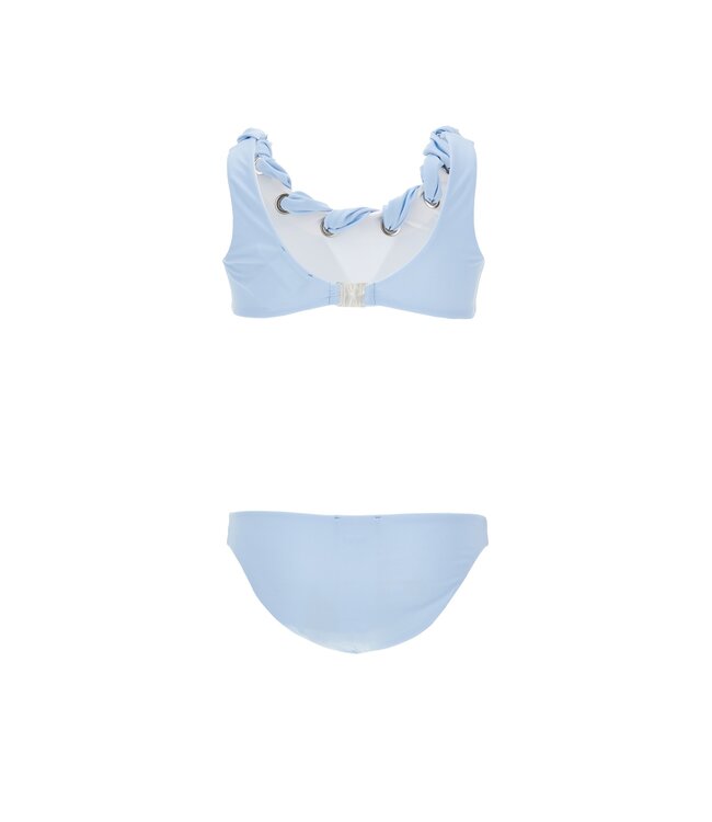 Monnalisa Bikini Lichtblauw met ringen