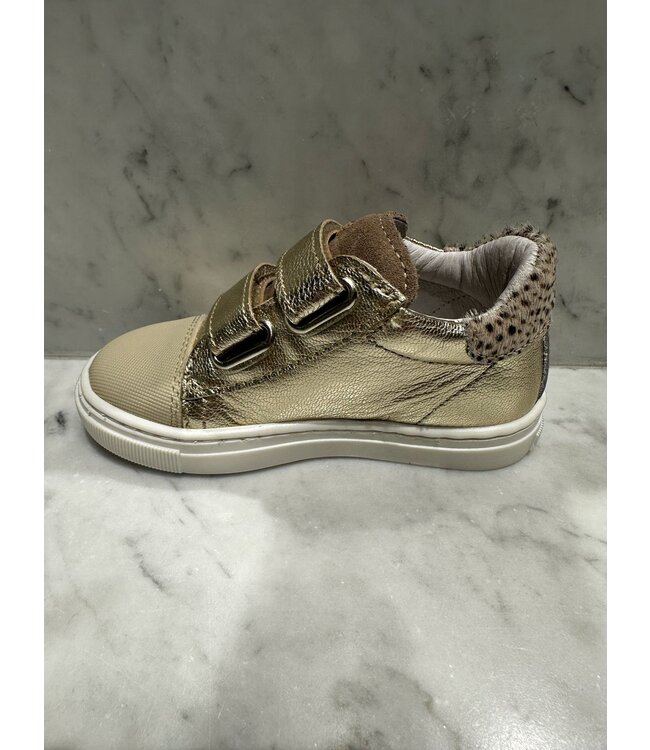 Clic Sneaker Goud met Roze hart CL-20319