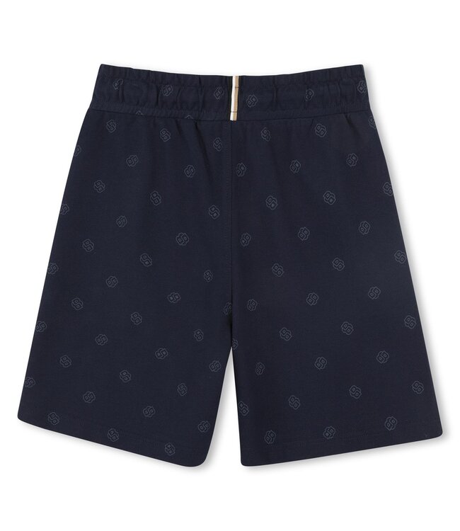 Boss Korte Broek Donkerblauw met logo