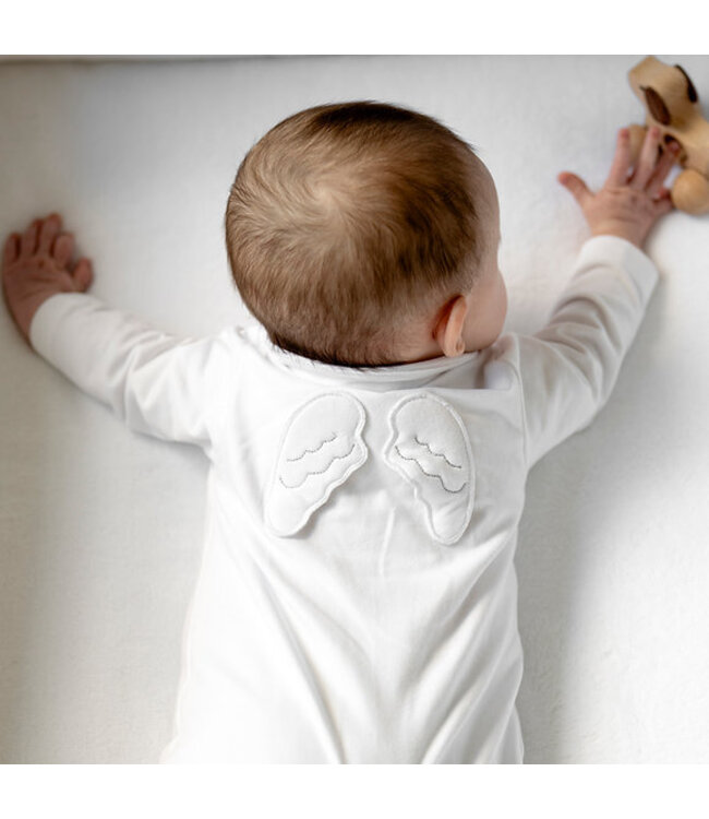 First First Rompersuit Angel Wings