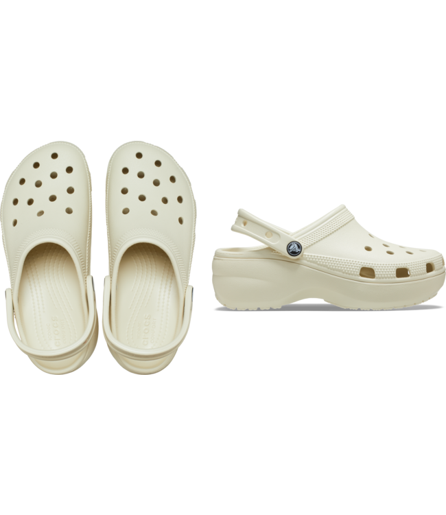 Crocs Classic Platform Clog W Bone