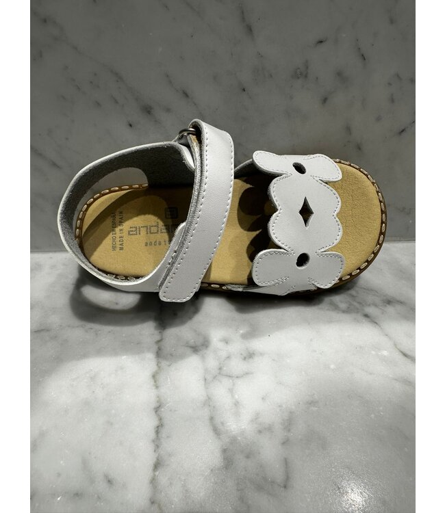 Andanines Sandalen Vaquetilla Blanco