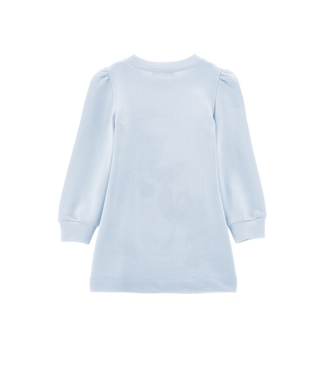 Monnalisa Sweatdress Stitch & Angel Lichtblauw