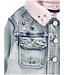 Monnalisa Denim Jasje Diamantjes