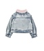 Monnalisa Denim Jasje Diamantjes