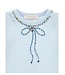 Monnalisa Shirt Lange Mouwen Strik Diamantjes