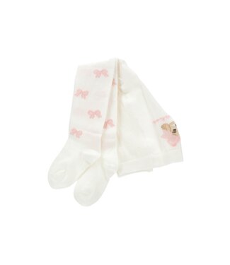 Monnalisa Baby Maillot Roze Strikjes