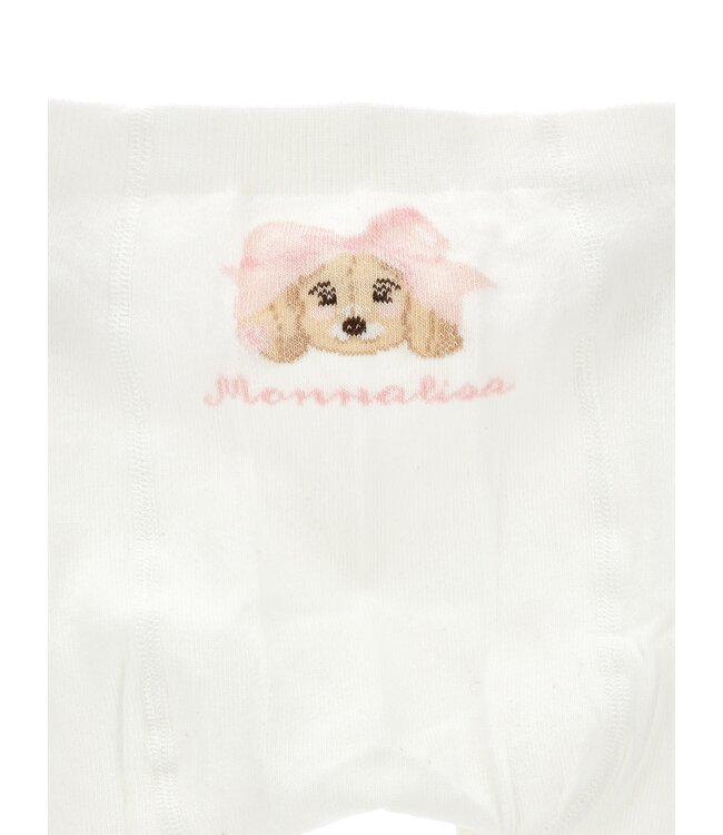 Monnalisa Baby Maillot Roze Strikjes