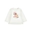 Monnalisa Baby Shirt Lange Mouwen Meisje met Velvet Strik