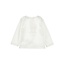 Monnalisa Baby Shirt Lange Mouwen Meisje met Velvet Strik