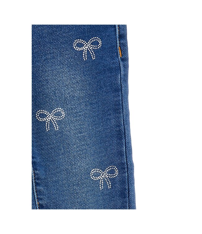 Monnalisa Baby Jeans met Strikjes