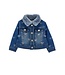 Monnalisa Baby Denim Jasje gevoerd met Strikjes