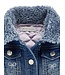 Monnalisa Baby Denim Jasje gevoerd met Strikjes