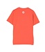 Stone Island Tshirt Oranje Rood Logo Wit