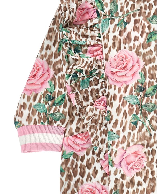 Monnalisa Jurk Panterprint en Rozen