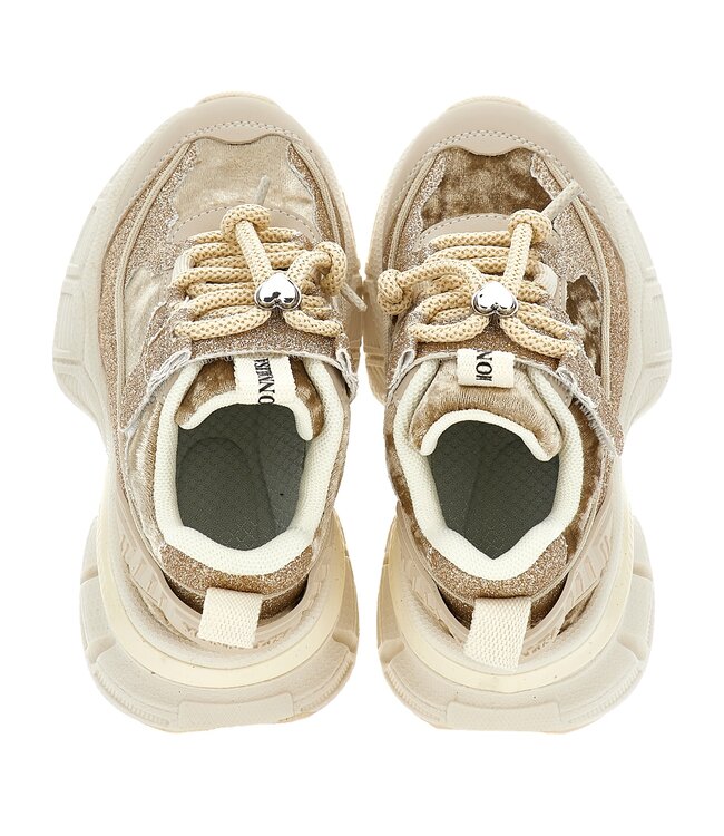 Monnalisa Sneaker Goud Glitter