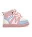 Monnalisa Sneaker Gevoerd Roze/Lichtblauw/Wit