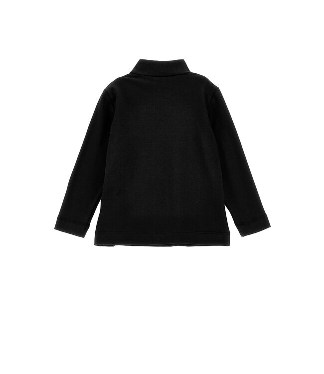 Monnalisa Shirt Lange Mouw met kleine Col Zwart