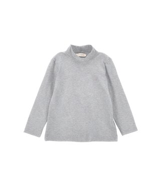 Monnalisa Shirt Lange Mouw met kleine Col Grijs