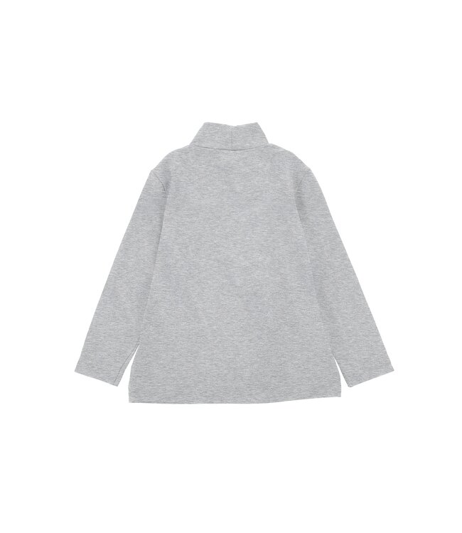 Monnalisa Shirt Lange Mouw met kleine Col Grijs