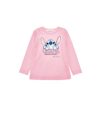 Monnalisa Shirt Lange Mouwen Stitch Ohana Means Family