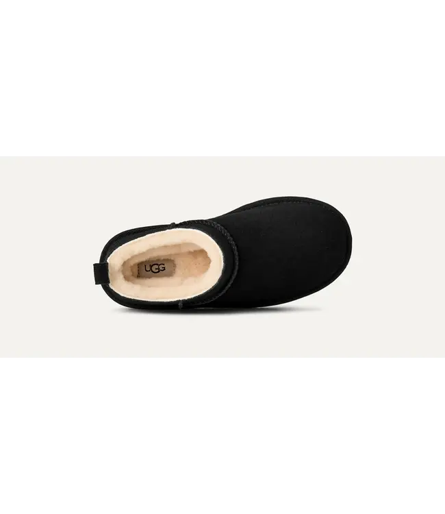 UGG KIDS CLASSIC MICRO BLACK