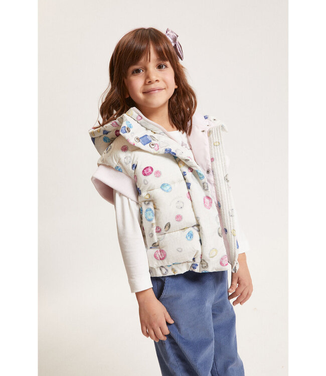Monnalisa Bodywarmer Diamantjes