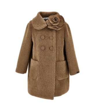 Monnalisa Jas Mantel Bruin