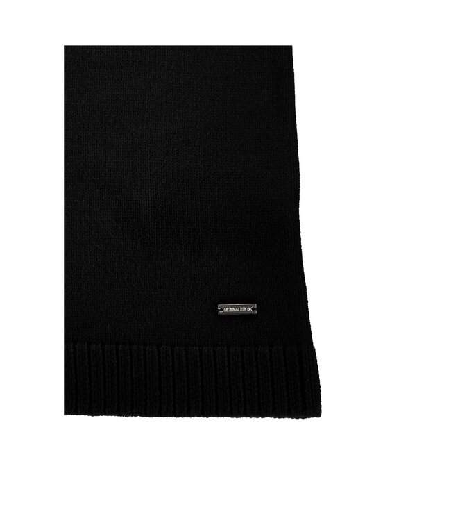 Monnalisa Jurk Zwart Cut Out Shoulder