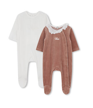 Chloe 2 Boxpakjes Wit en Beige Rose